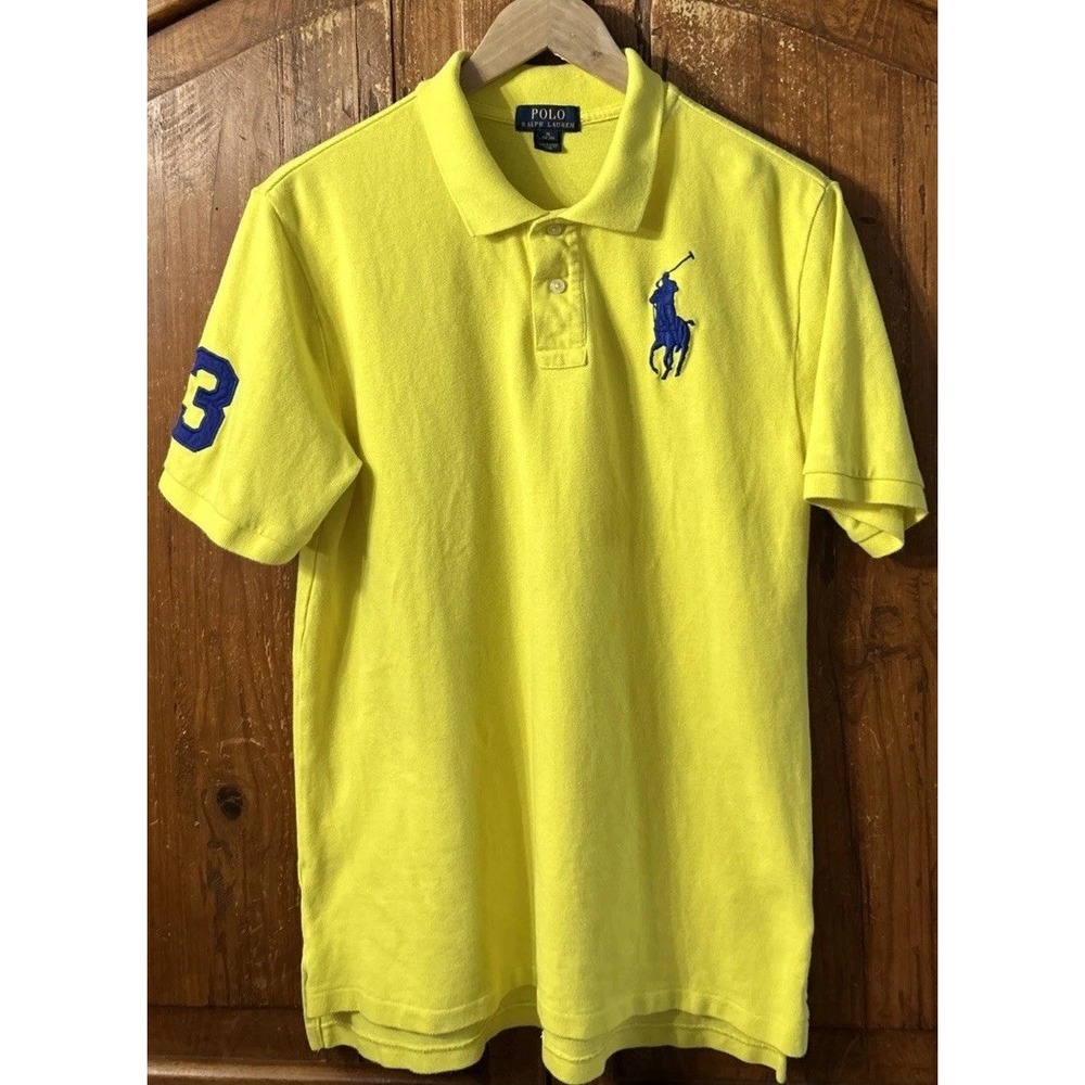 Boys Polo Ralph Lauren Mesh Big Pony Crest #3 Polo Sz XL 18-20 Clean
